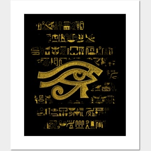 Egyptian Eye of Horus - Wadjet Posters and Art